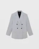Lightweight Wool Double Breasted Blazer