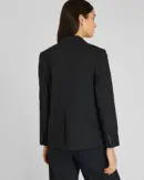 Relaxed Single-Breasted Linen Blazer