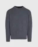 Long-Sleeve Refined Wool Sweater