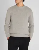Statement Chenille Crewneck Sweater