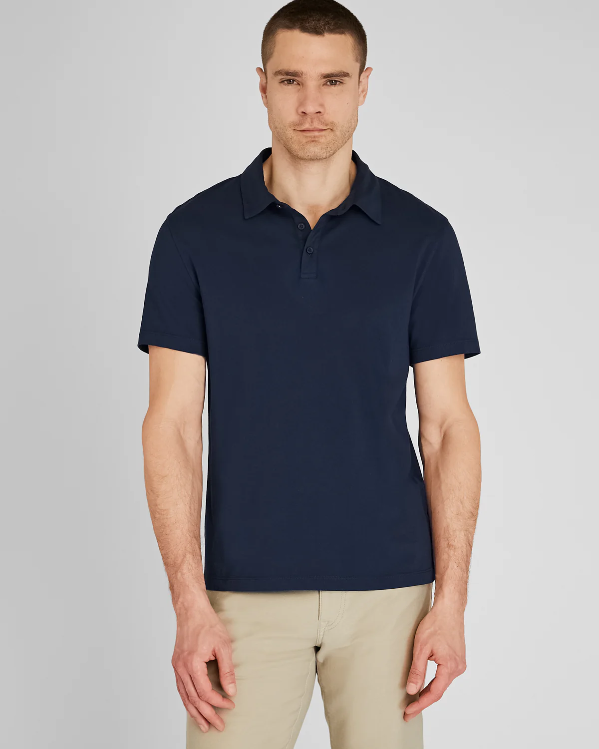 Lightweight Washed Polo